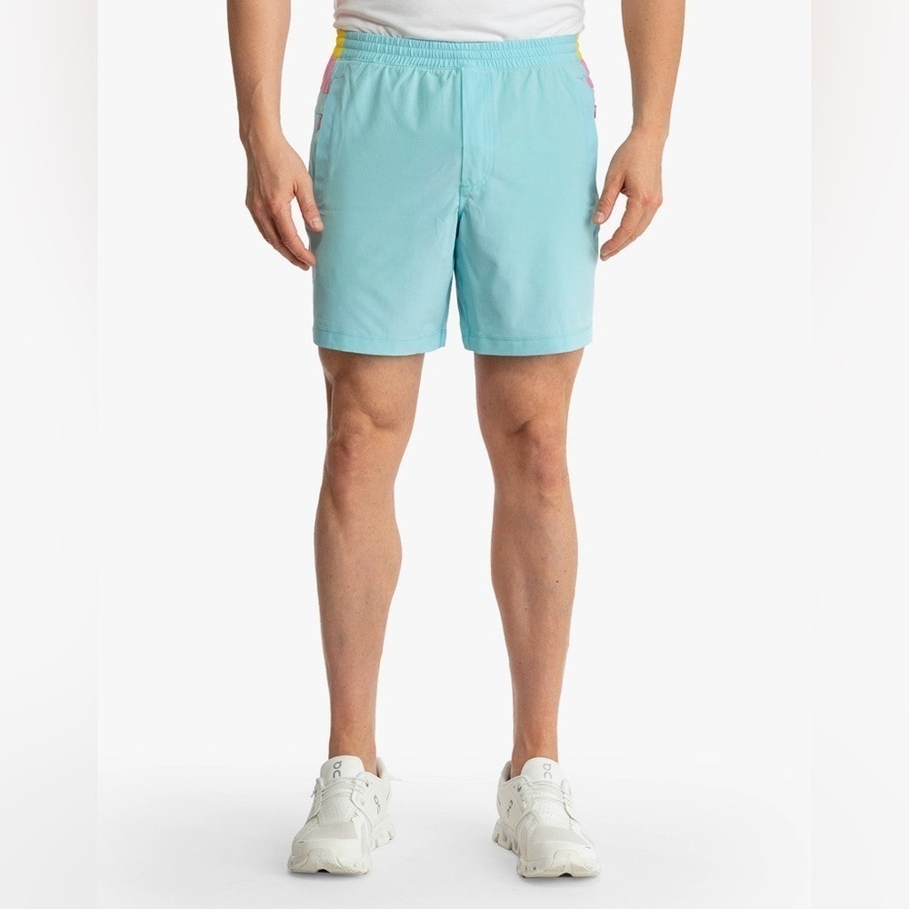 New Birddogs Tony Softnuts Light Blue Gym Shorts Light Blue Lined New NWOT